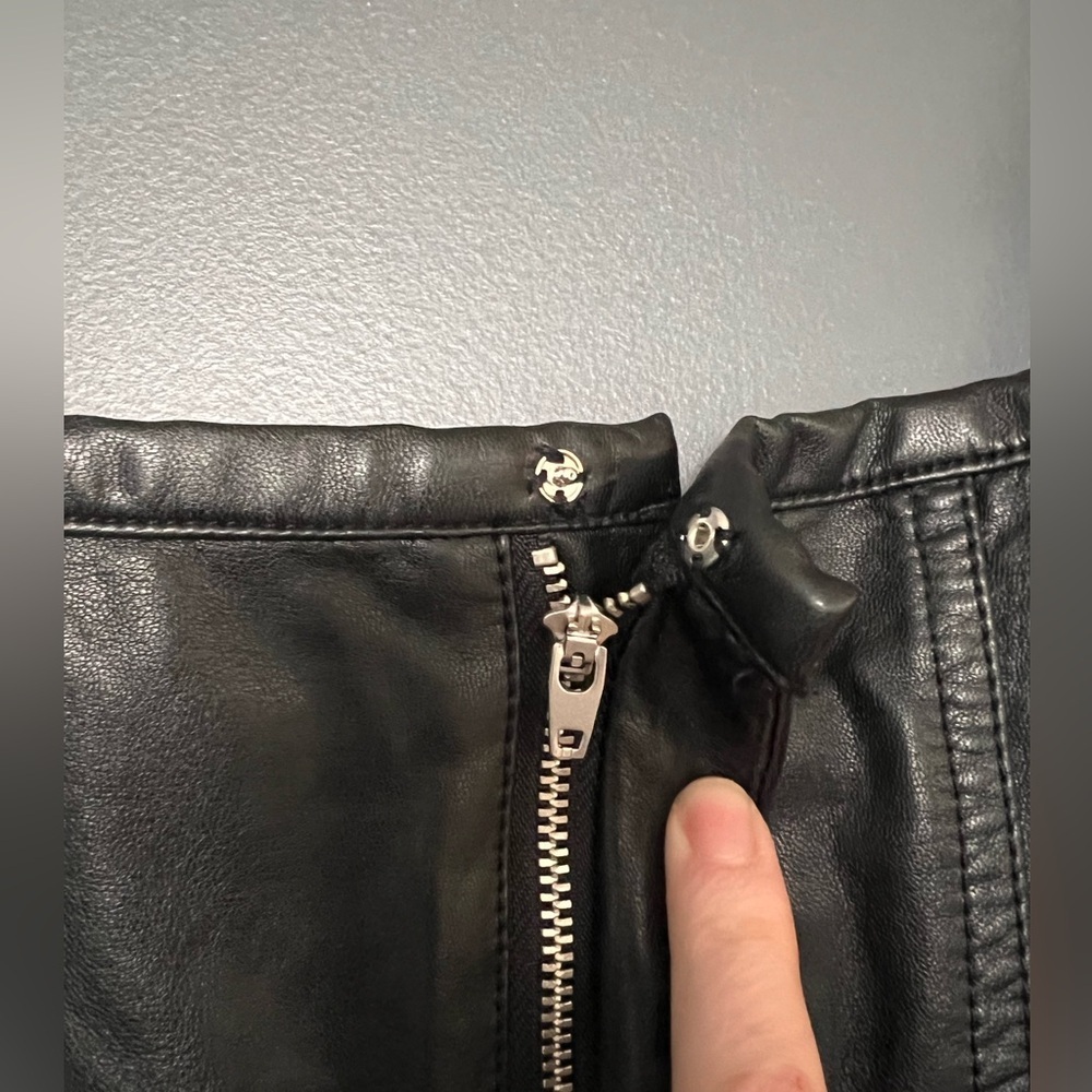Free People - Harlin Black Vegan Leather One-Piece - Picture 8 of 9